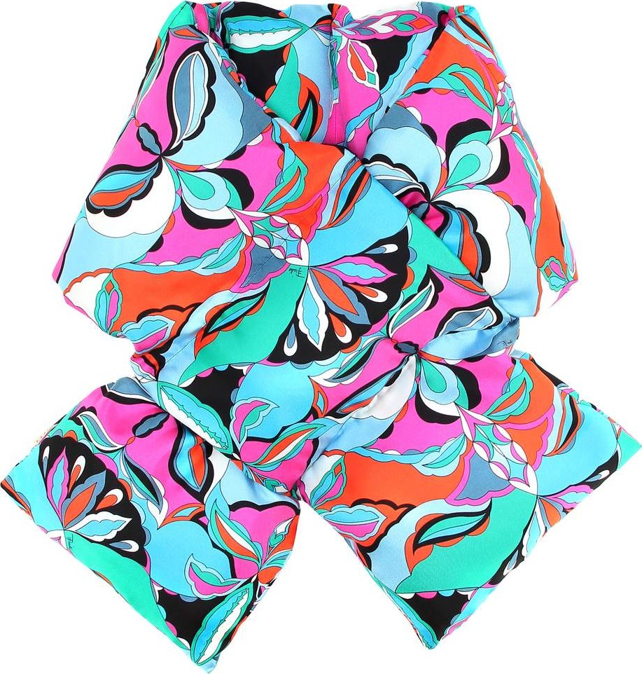 Emilio Pucci Quilted silk scarf