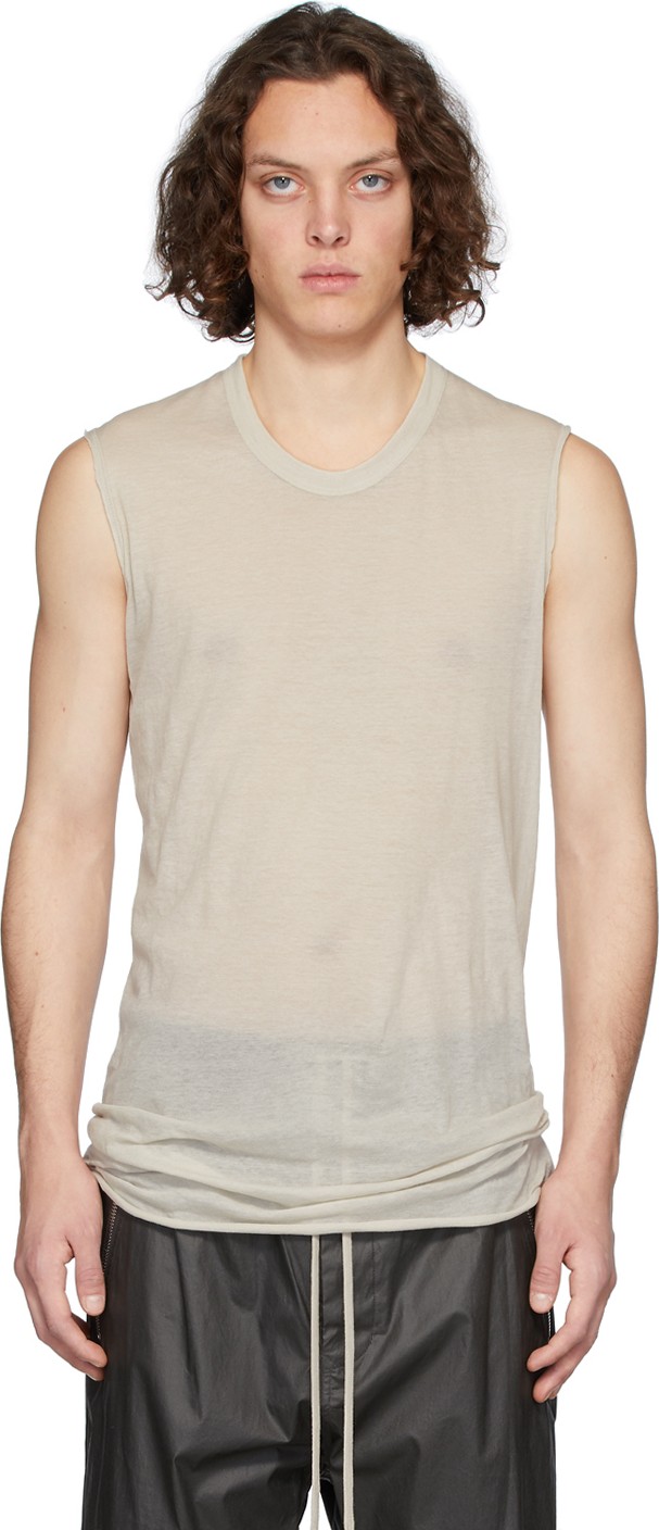 Rick Owens Off-White Basic Tank Top