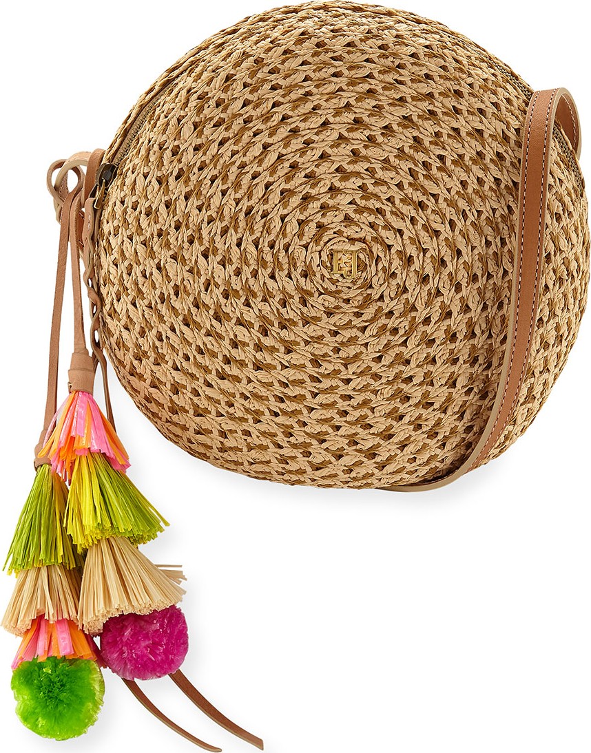 Eric Javits Bali Squishee Crossbody Bag with Tassels
