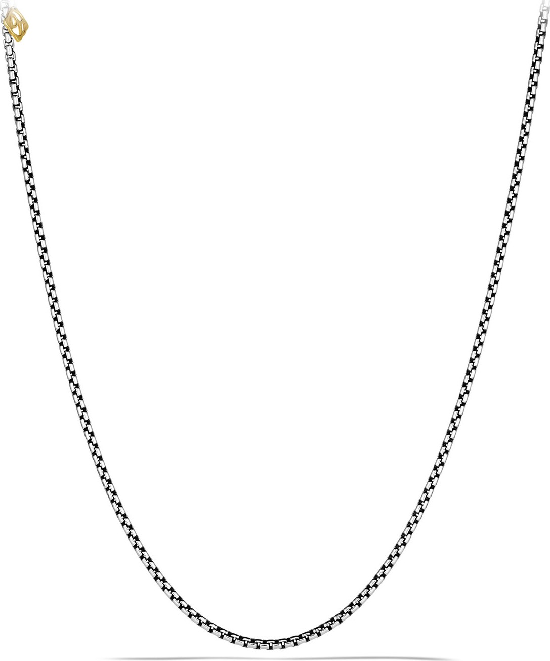 David Yurman Sterling Silver Box Chain Necklace, 20"