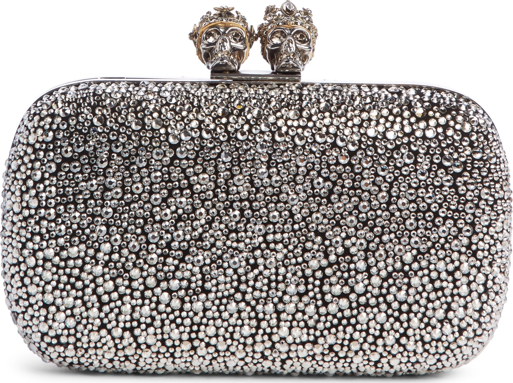Alexander McQueen Crystal Embellished Queen & King Clutch