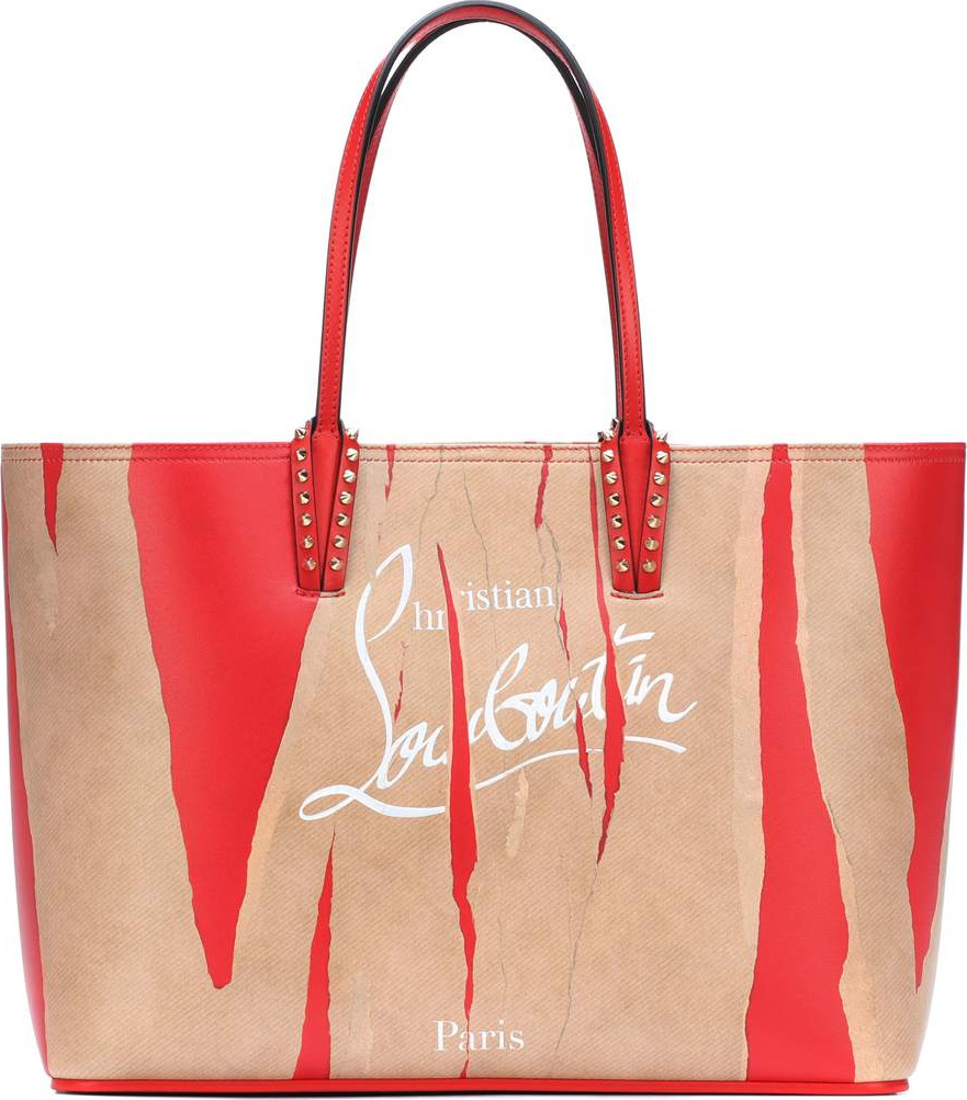 Christian Louboutin Cabata Loubikraft leather tote