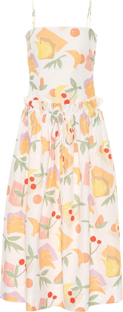 Rejina Pyo Leah printed cotton-blend dress