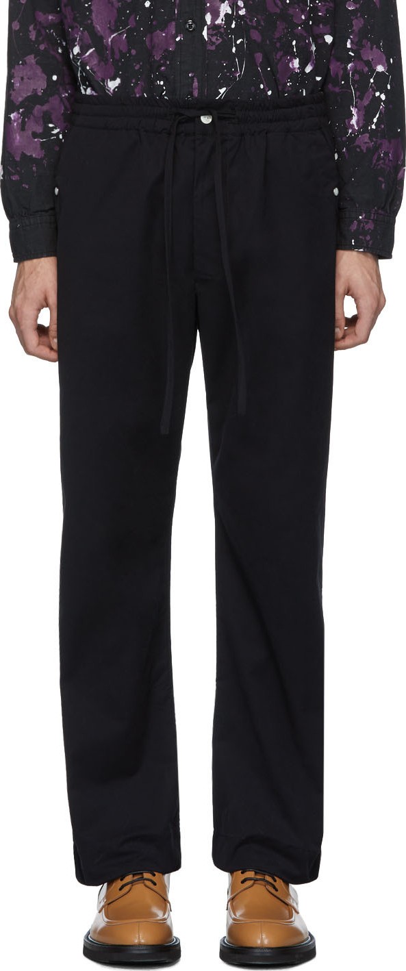Needles Black Twill Cowboy Trousers