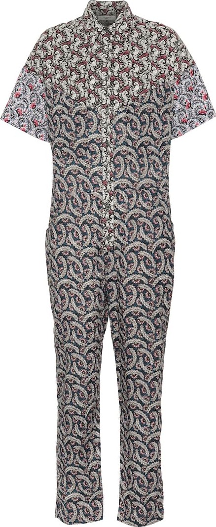Isabel Marant Etoile Lindsie floral cotton jumpsuit