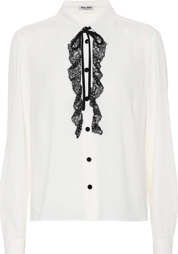 Miu Miu Crêpe shirt