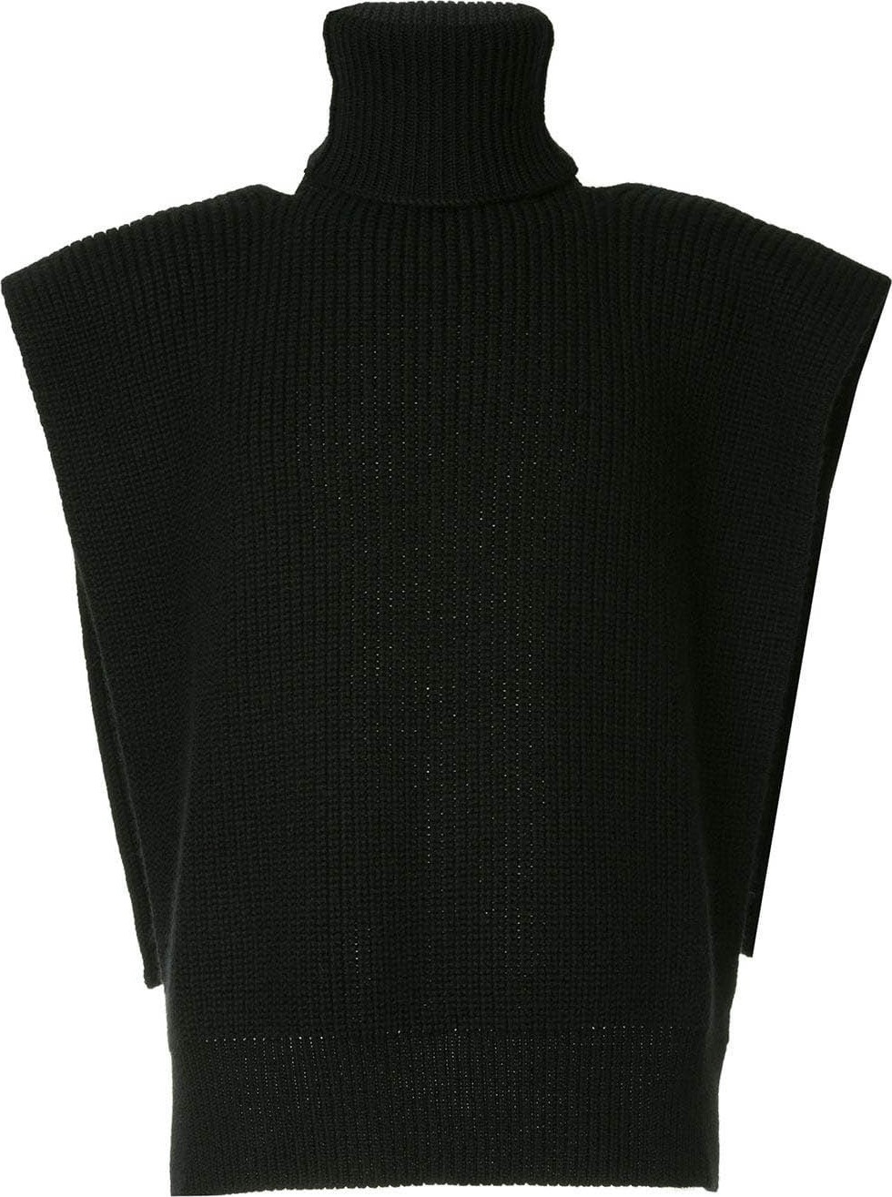 Raf Simons Turtleneck vest with patches