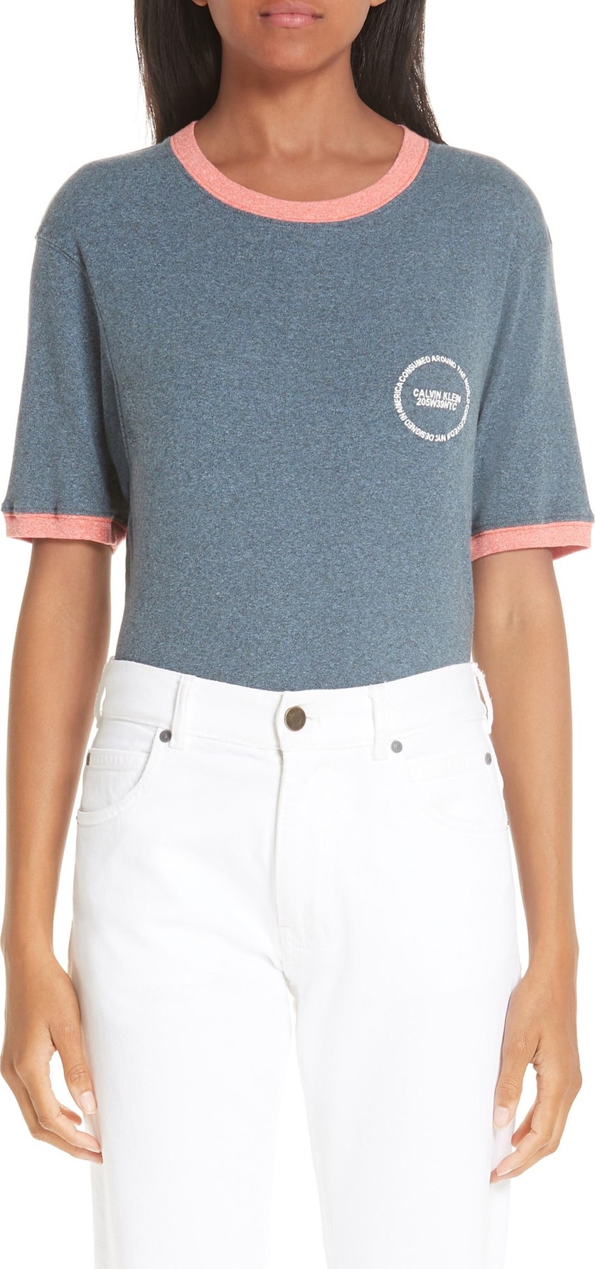 Calvin Klein 205W39NYC Logo Ringer Tee