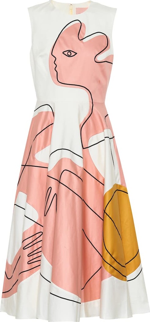Roksanda Adalia cotton midi dress