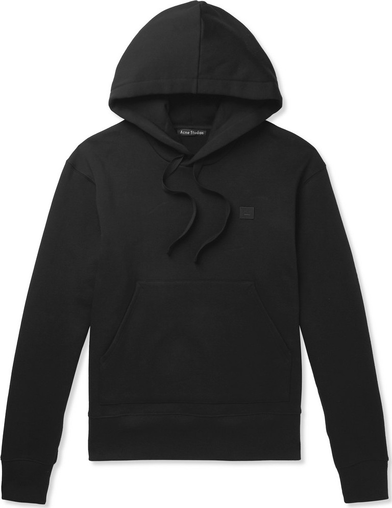 Acne Studios Ferris Fleece-Back Cotton-Jersey Hoodie