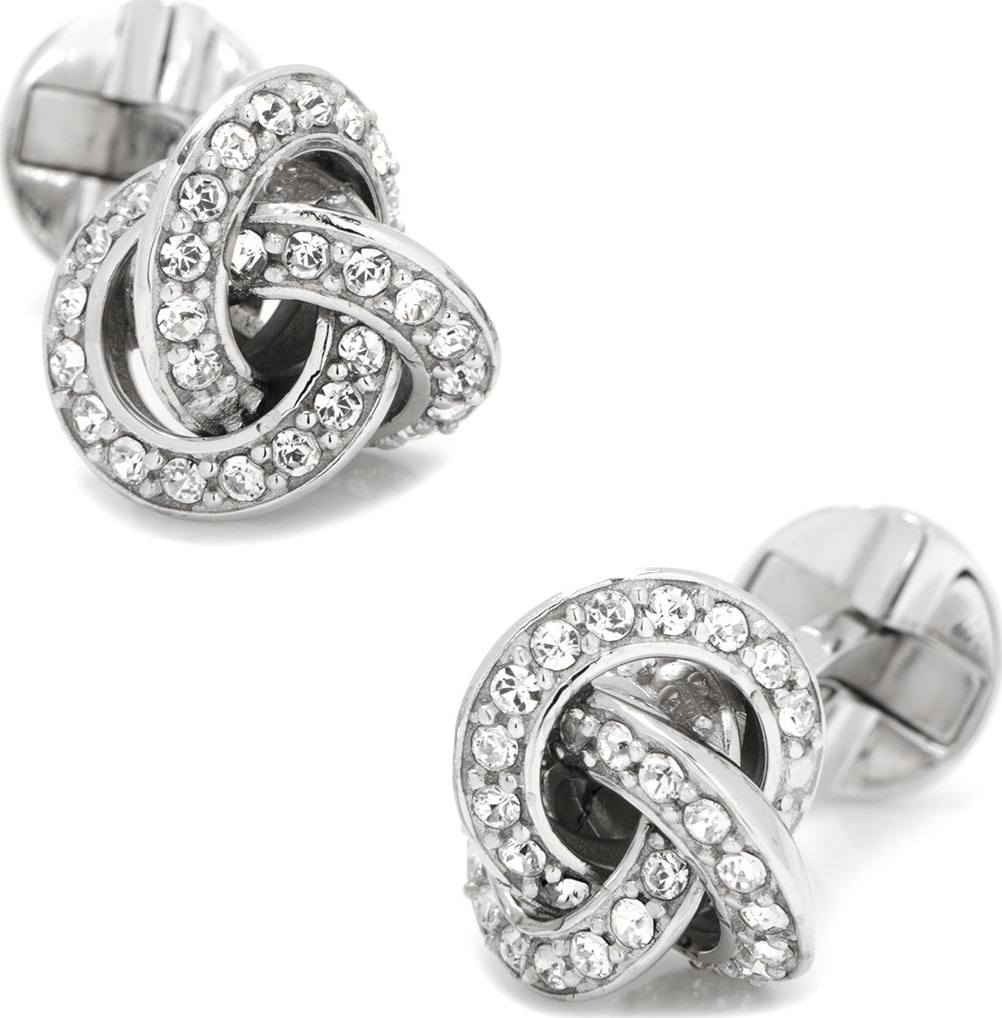 Cufflinks Inc. Crystal-Inset Love Know Cuff Links