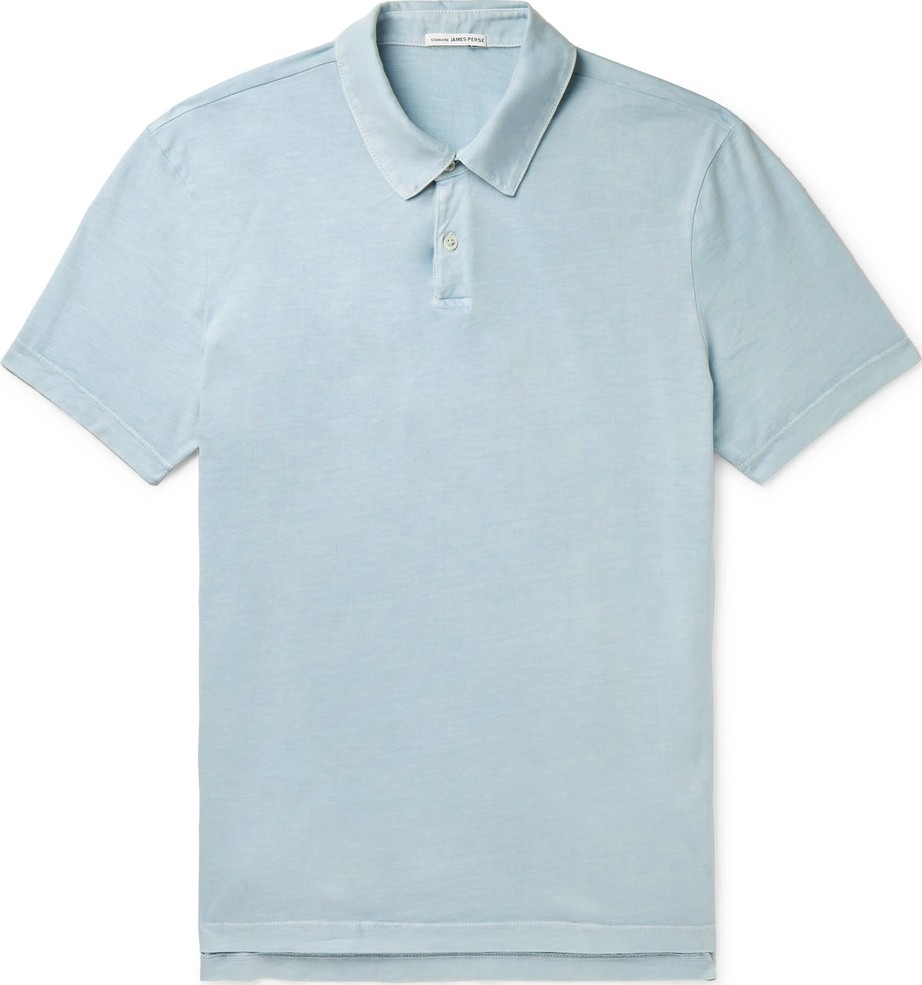 James Perse Supima Cotton-Jersey Polo Shirt