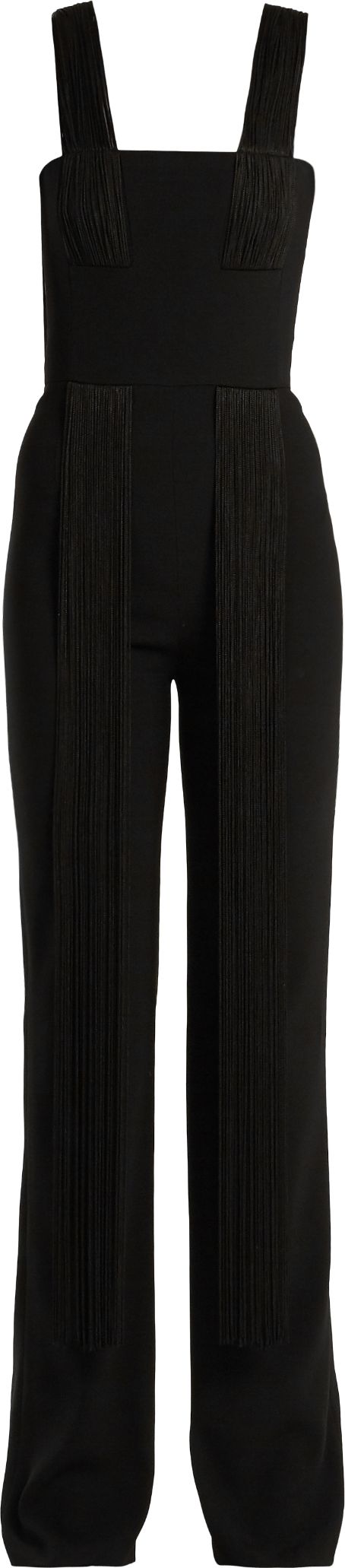 Galvan Cortado wide-leg fringed jumpsuit
