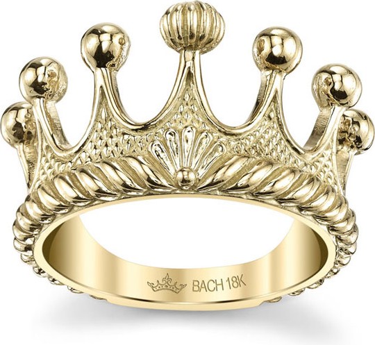 Cynthia Bach 18k Gold Princess Tiara Ring