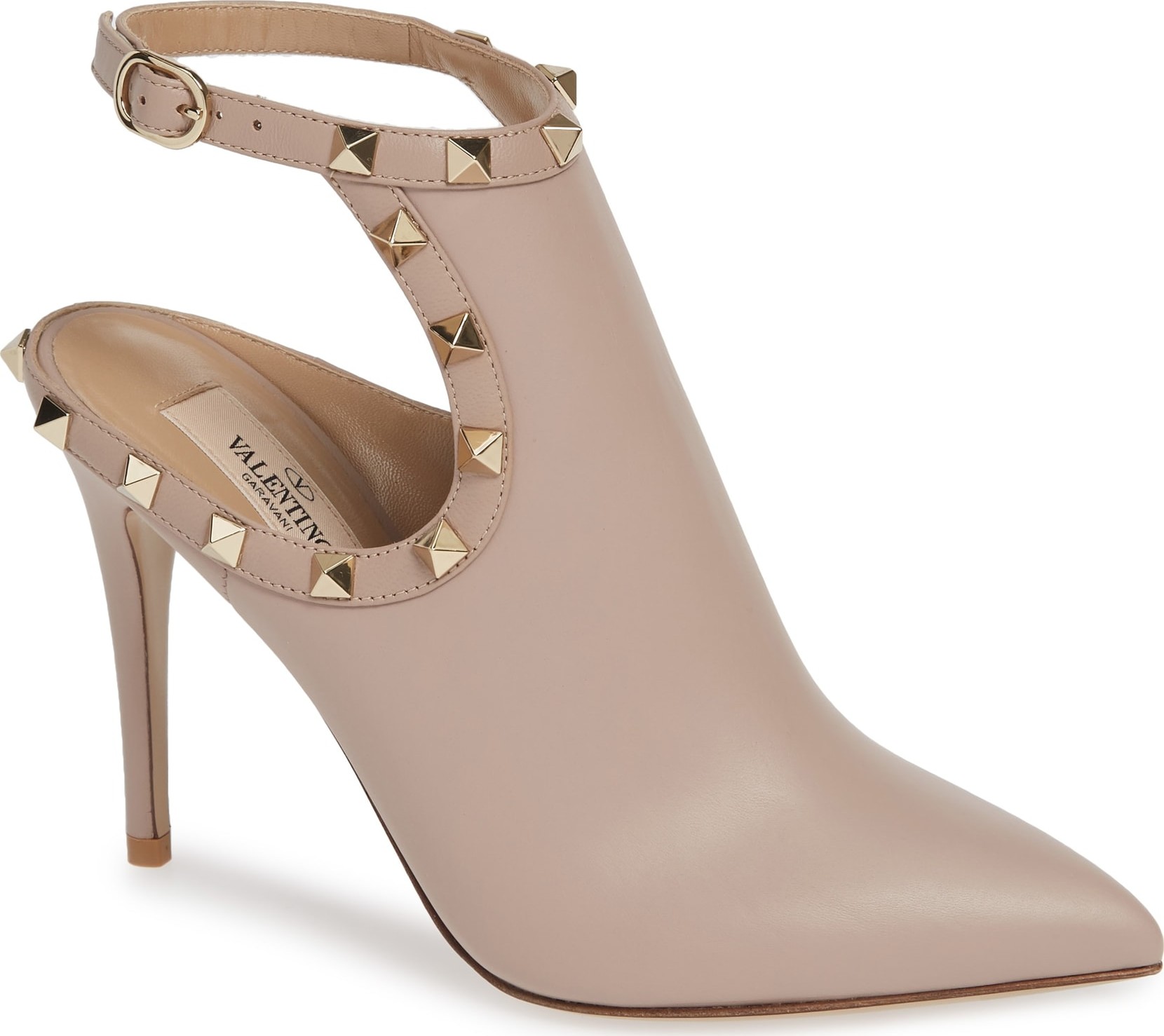 Valentino Rockstud Open Back Bootie