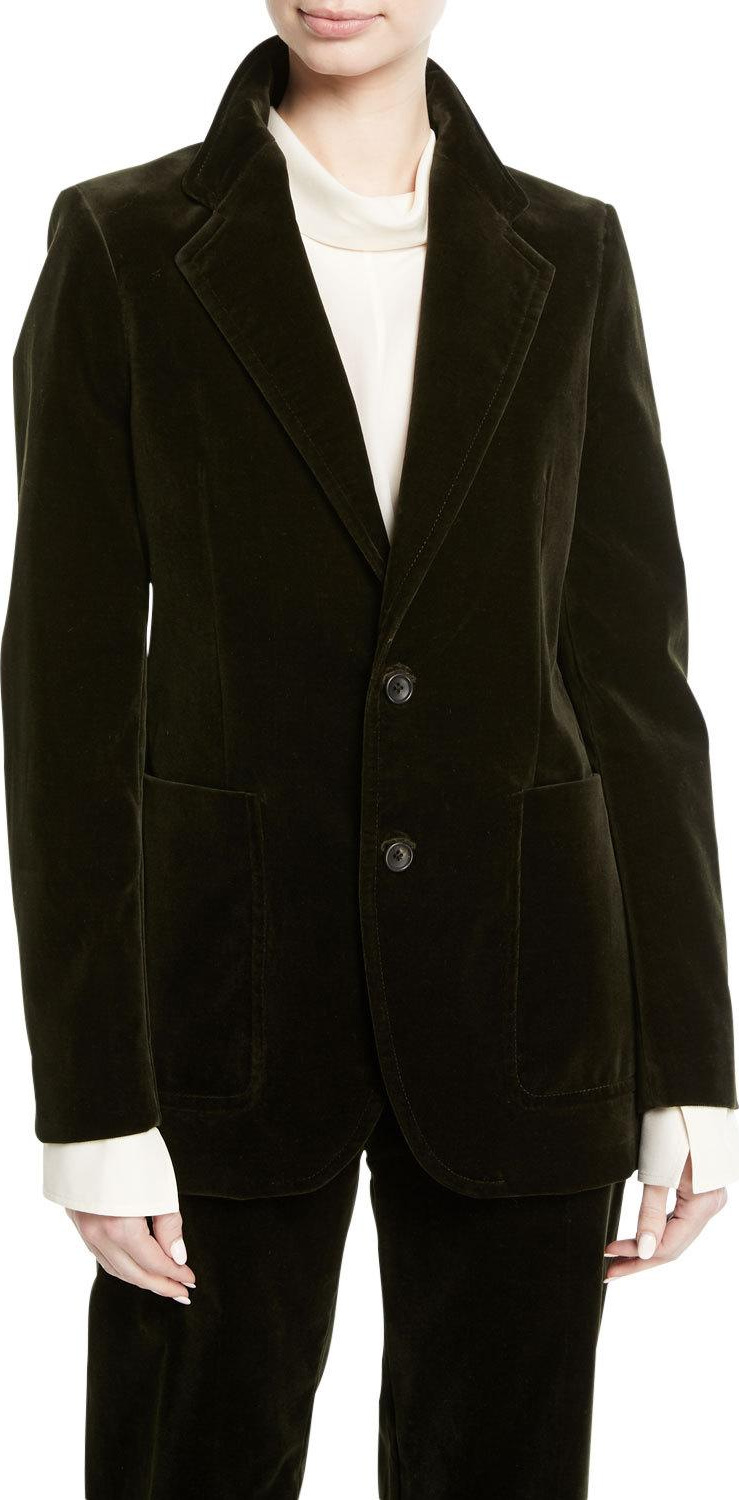 Joseph Albert Stretch Velvet Blazer Jacket