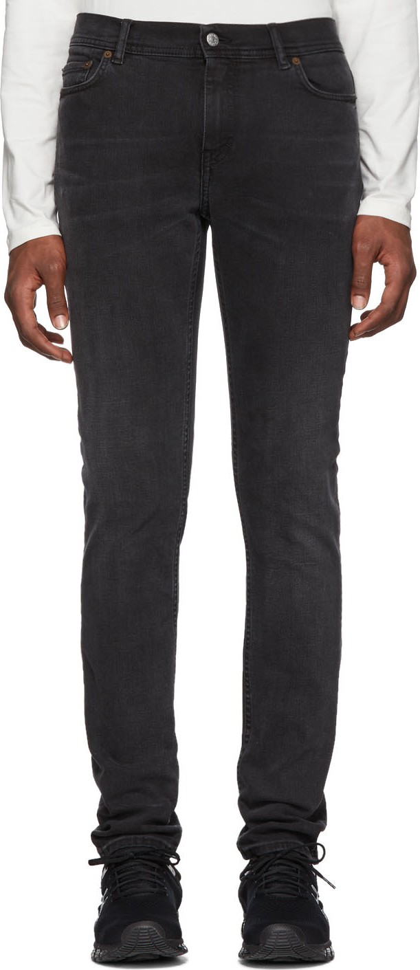 Acne Studios Black Blå Konst North Jeans