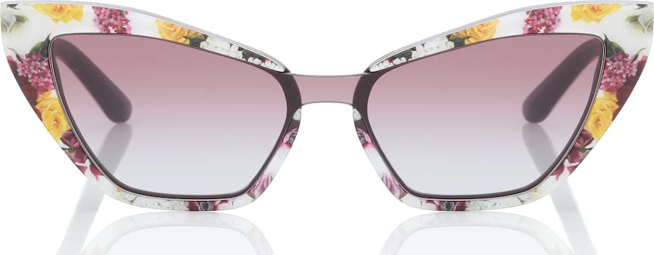 Dolce & Gabbana Floral cat-eye sunglasses