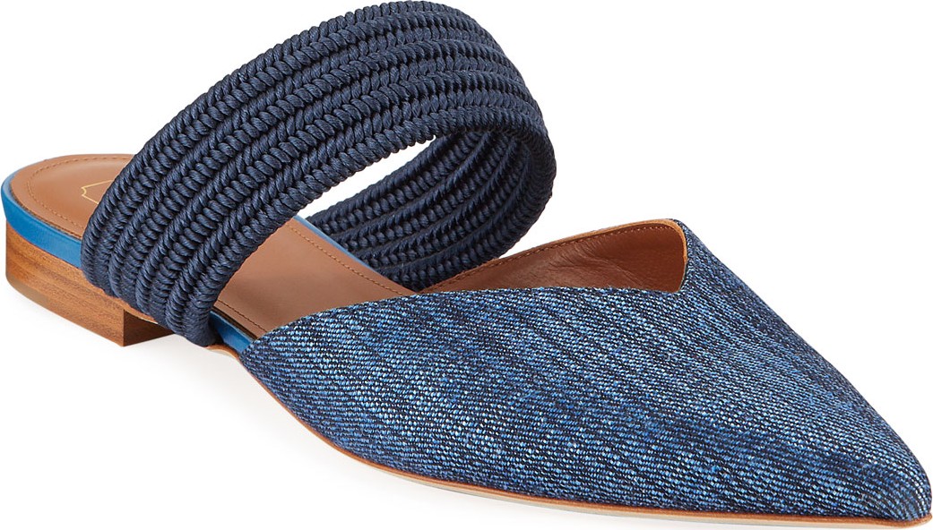 Malone Souliers Maisie Luwolt Pointed-Toe Flat Mules