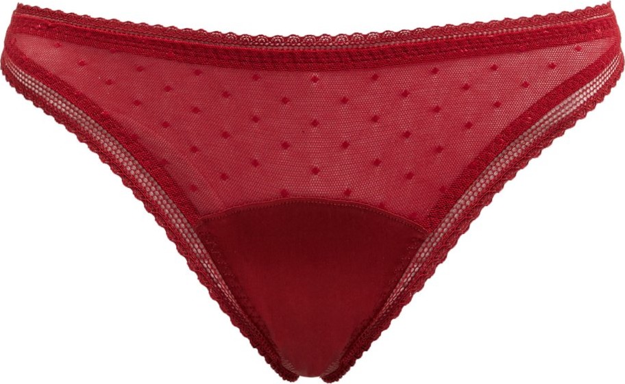 Stella McCartney Kate Cuddling silk-blend satin thong