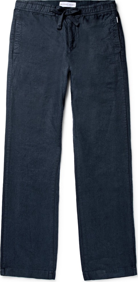 Orlebar Brown Stoneleigh Linen Drawstring Trousers Orlebar Brown Stoneleigh Linen Drawstring Trousers