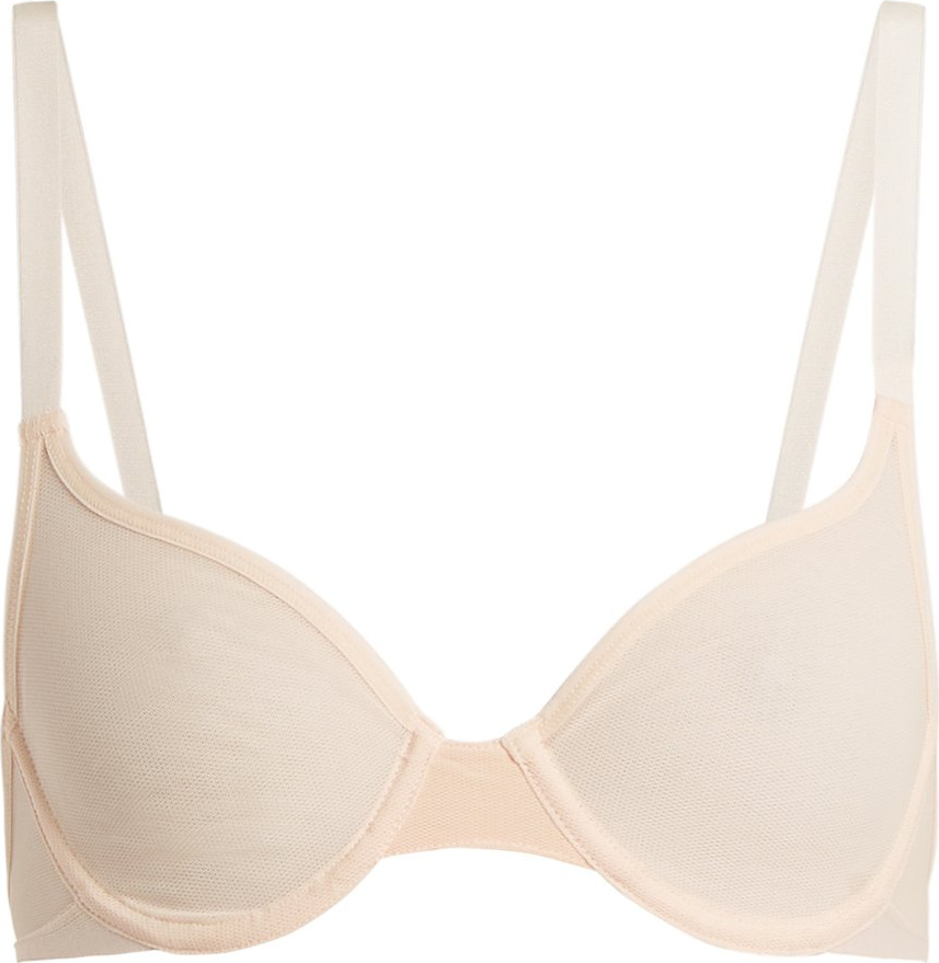 Negative Underwear Sieve underwired demi-cup mesh bra