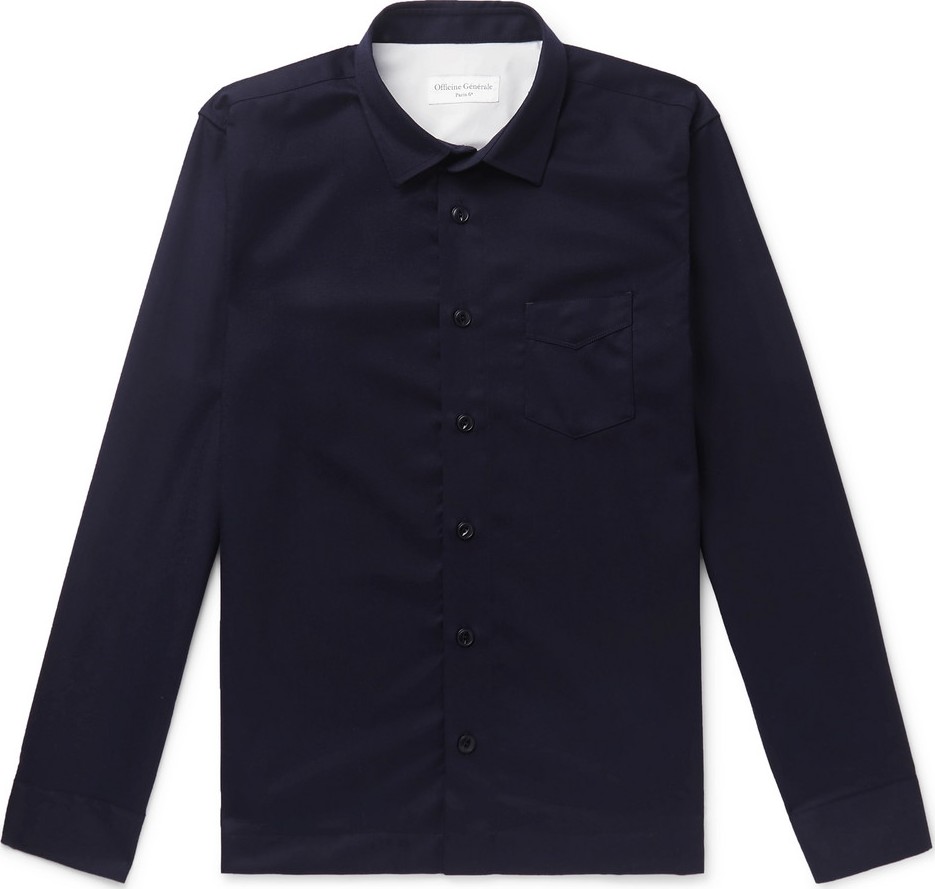 Officine Générale Wool-Flannel Shirt
