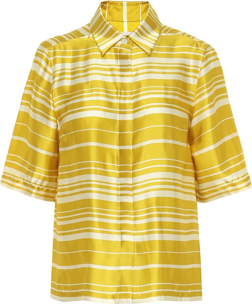Dries Van Noten Striped satin shirt