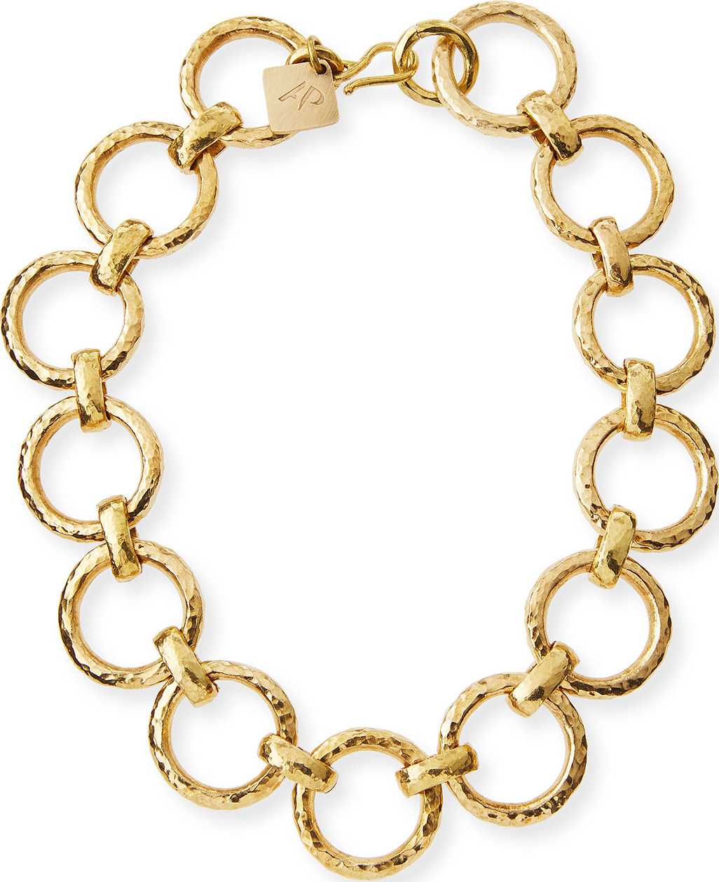 Ashley Pittman Daima Bronze Link Necklace