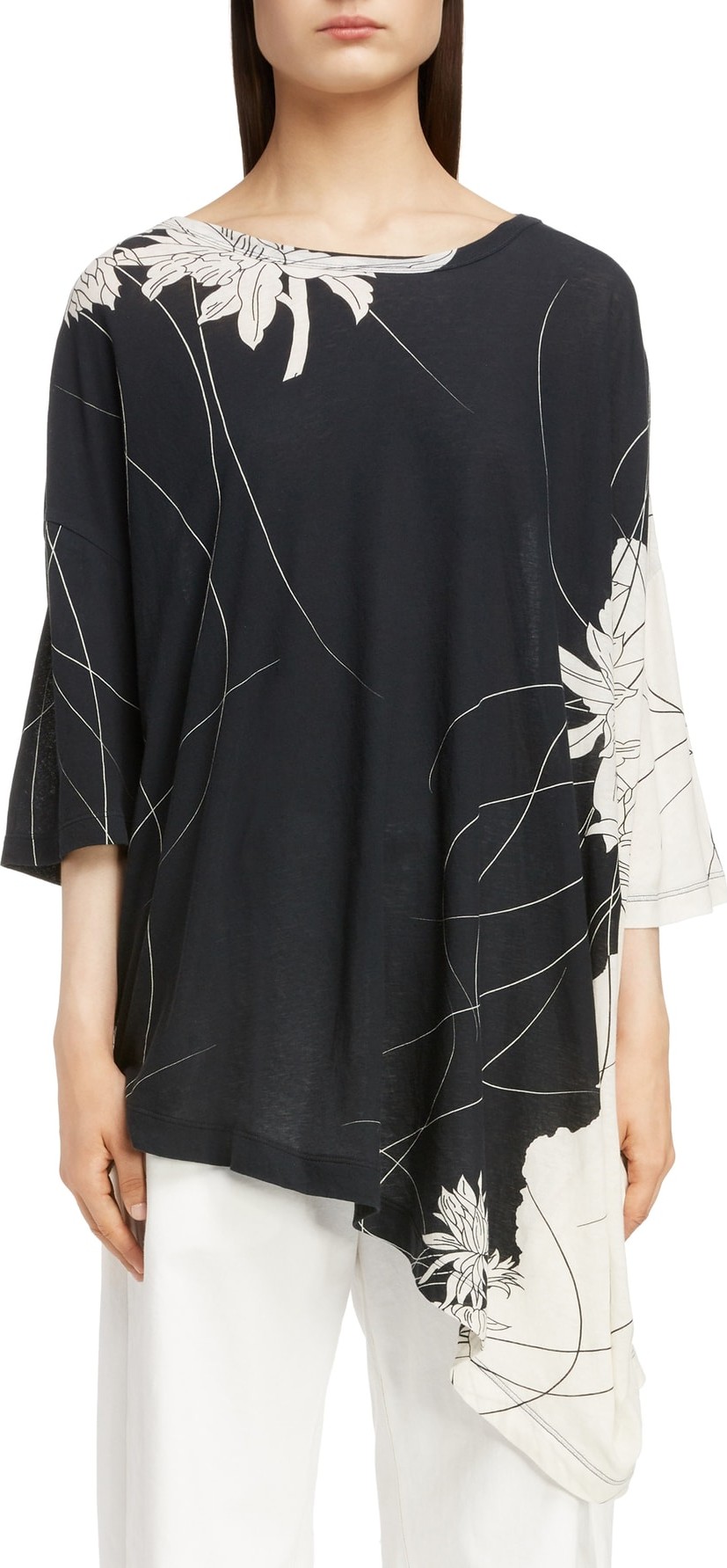 Y's By Yohji Yamamoto Unbalance Top