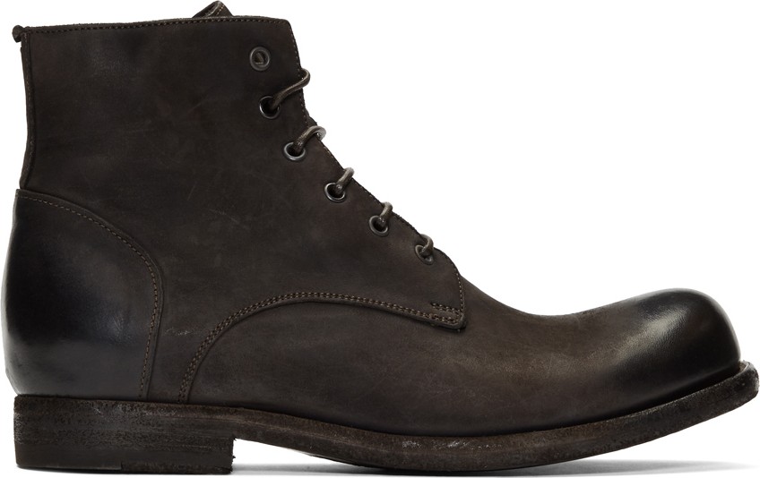Officine Creative Brown Bubble 3 Boots