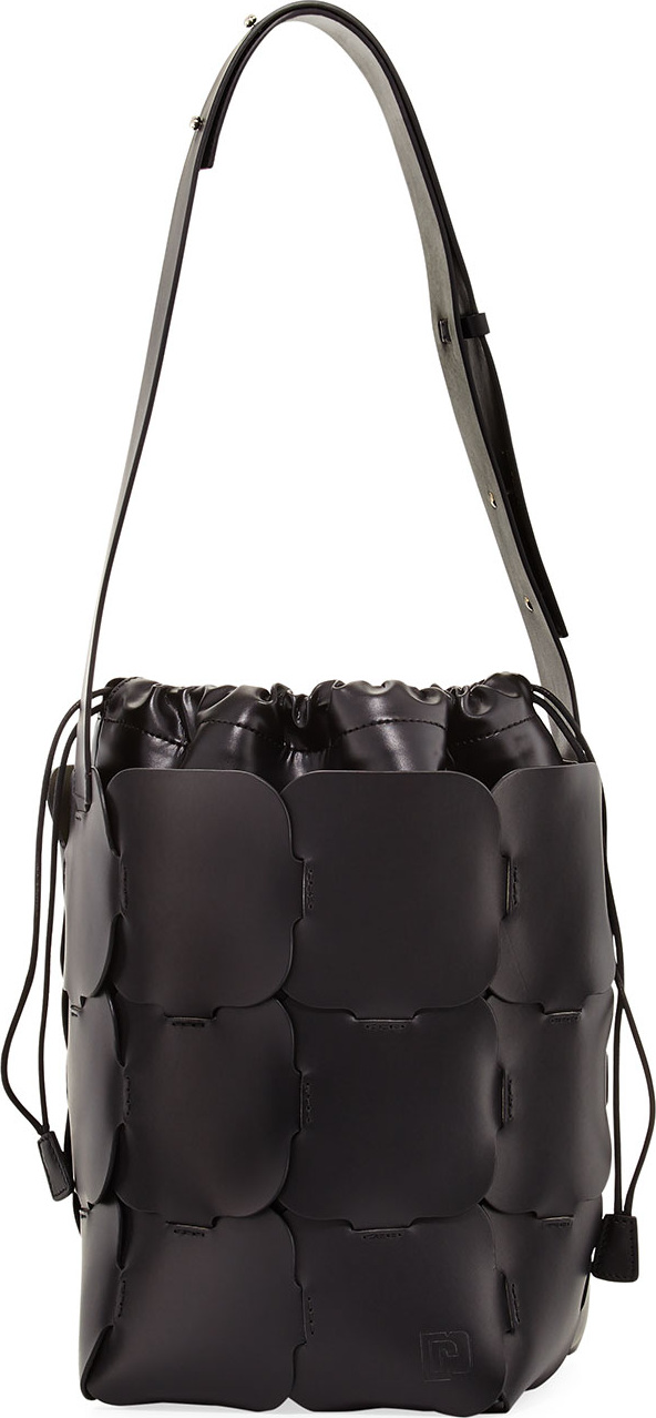 Paco Rabanne 16#01 Medium Vegetable-Dyed Leather Hobo Bag