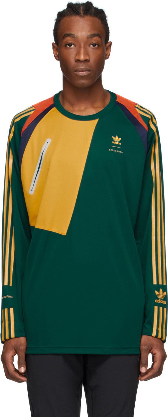 BED J.W. FORD Green adidas Originals Edition Game Jersey T-Shirt