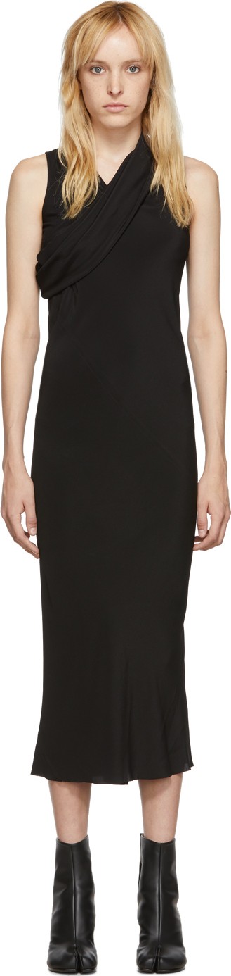 Rick Owens Black Banana Tank Dress