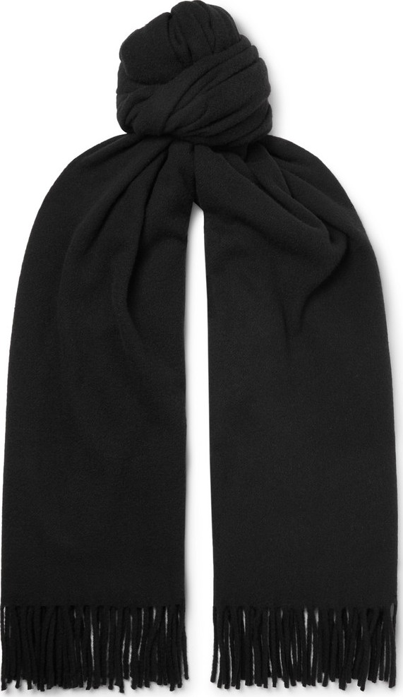 Acne Studios Canada Fringed Mélange Wool Scarf