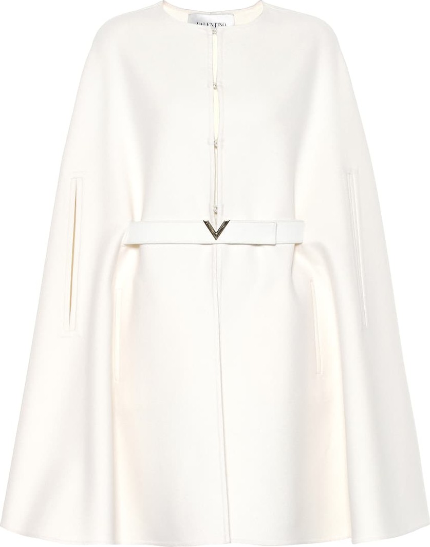 Valentino Wool and cashmere cape