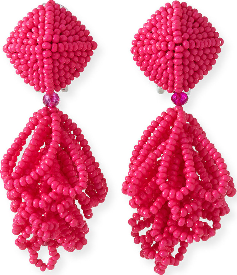 Sachin & Babi Mini Lulu Seed Bead Clip-On Earrings