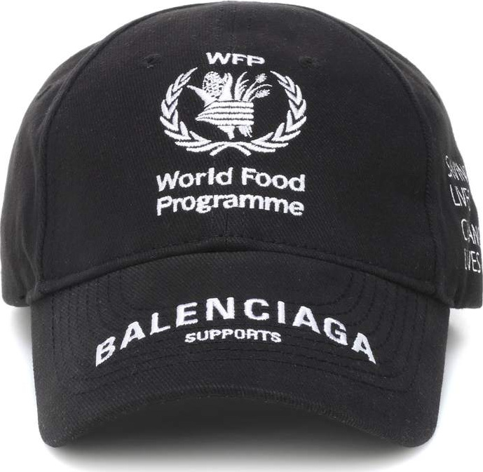 Balenciaga World Food Programme cotton cap