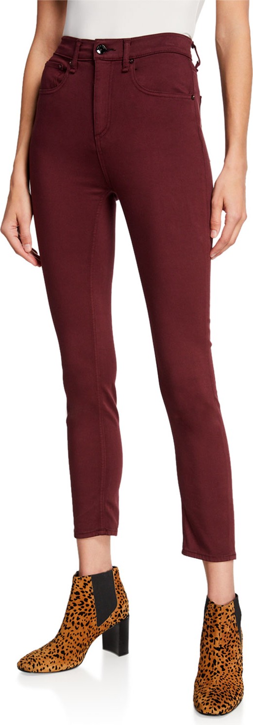 Rag & Bone HIGH RISE ANKLE SKINNY