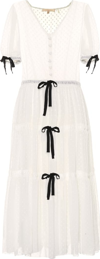 LOVESHACKFANCY Serena midi dress