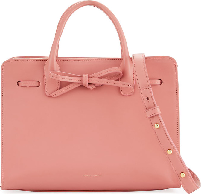 Mansur Gavriel Sun Mini Calf Leather Tote Bag