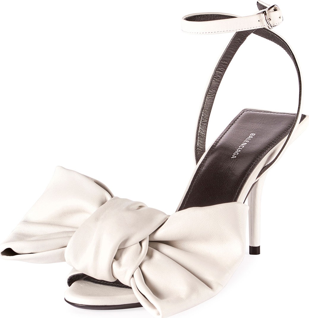 Balenciaga Square Knife Bow Sandals