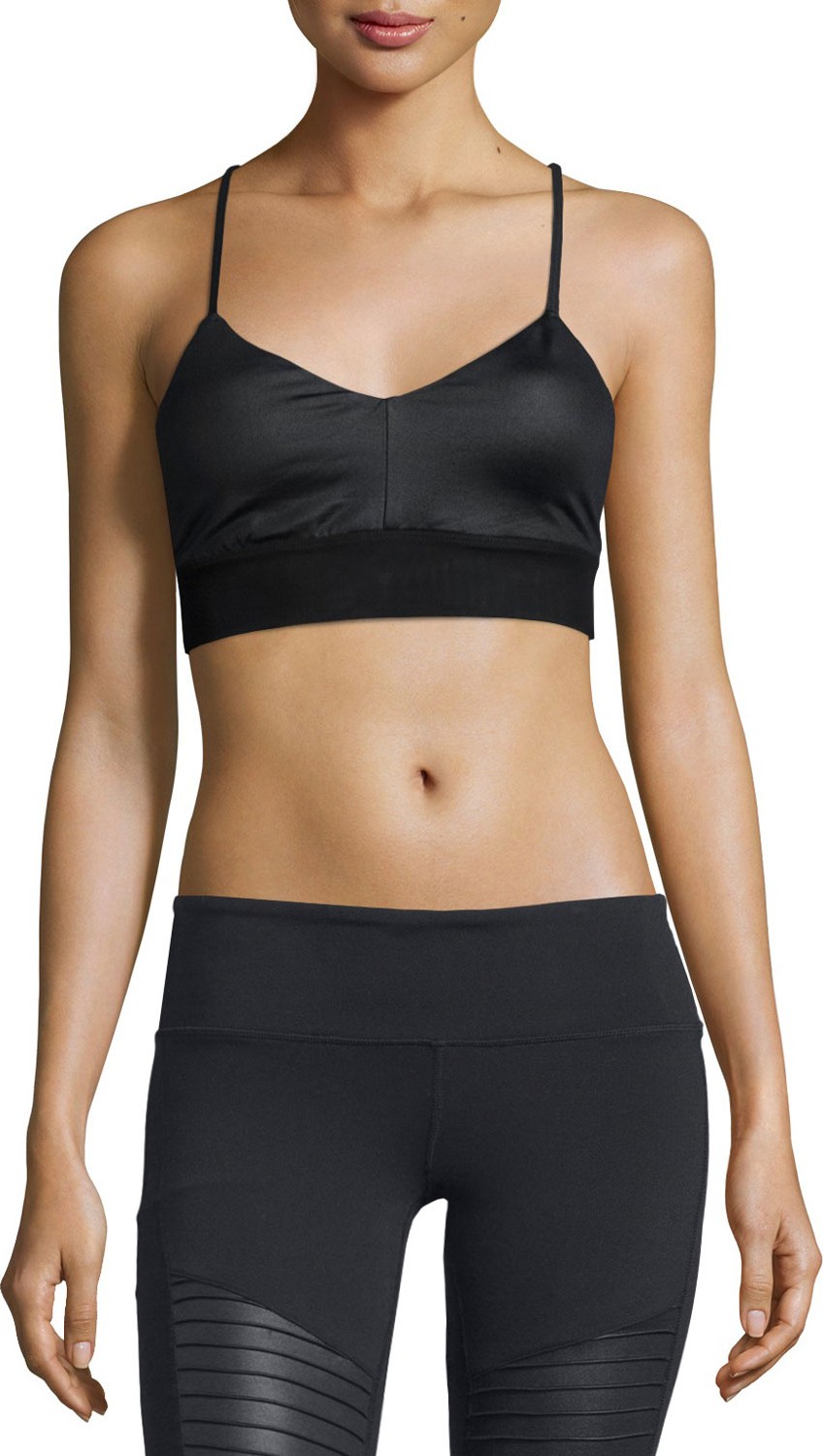 Alo Yoga Lush Strappy-Back Sports Bra