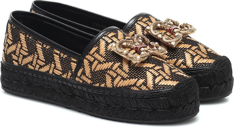 Dolce & Gabbana Woven espadrilles