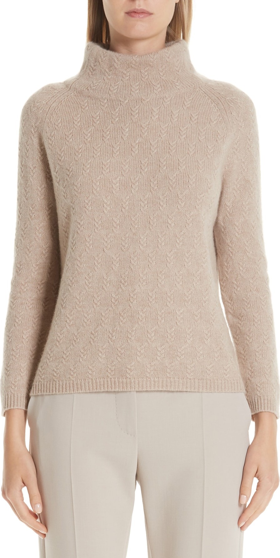 Max Mara Leandra Cashmere Cable Knit Sweater
