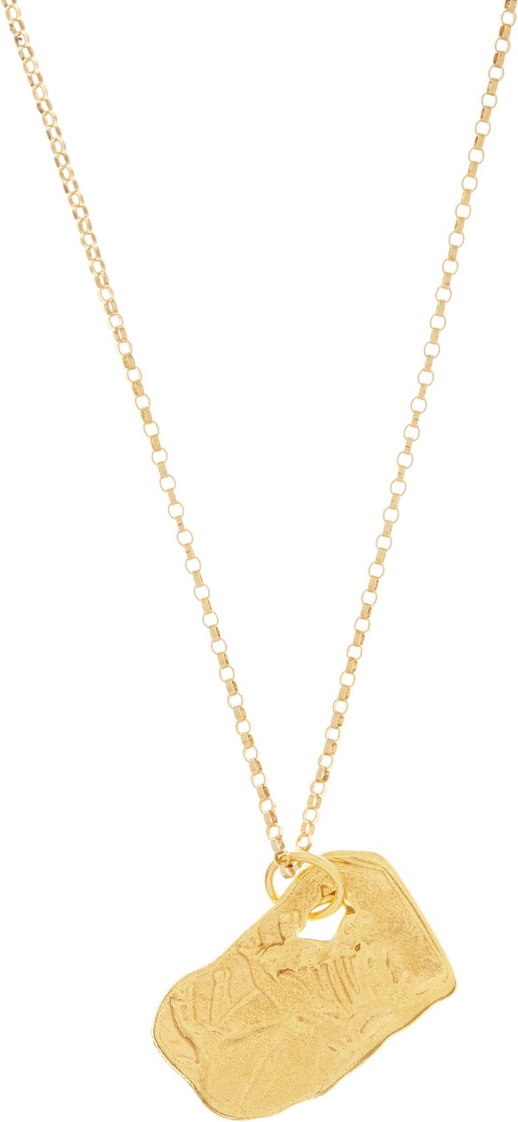 Alighieri The Ox 24kt gold-plated necklace