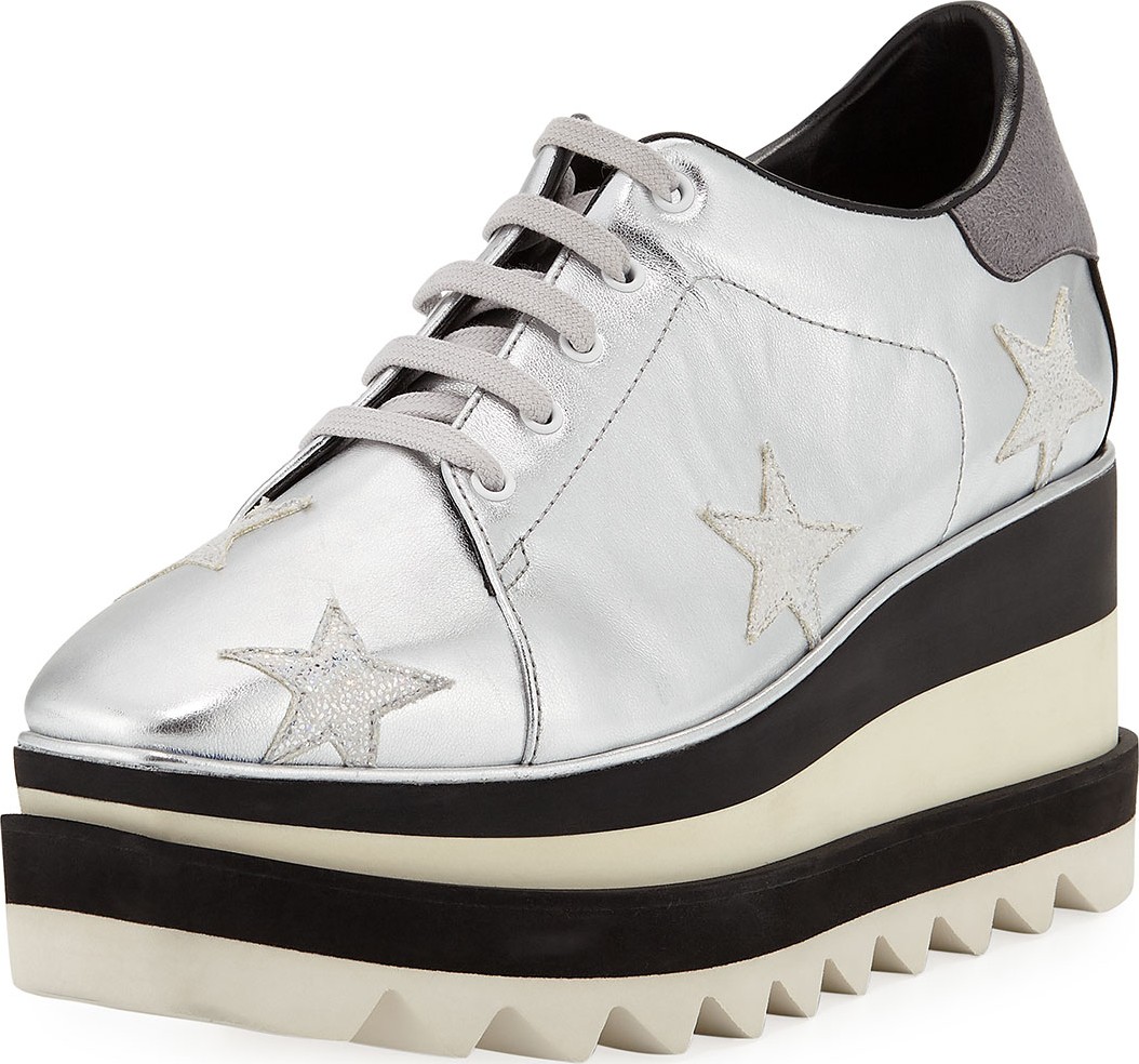 Stella McCartney Sneakelyse Stars Platform Sneakers