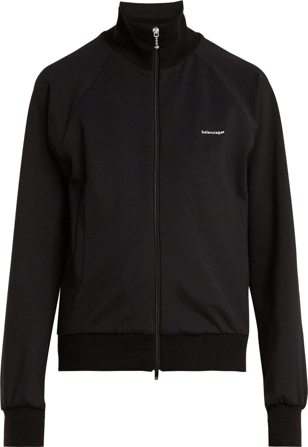 Balenciaga Zip-through logo-print track jacket