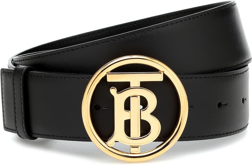 Burberry London England TB leather belt