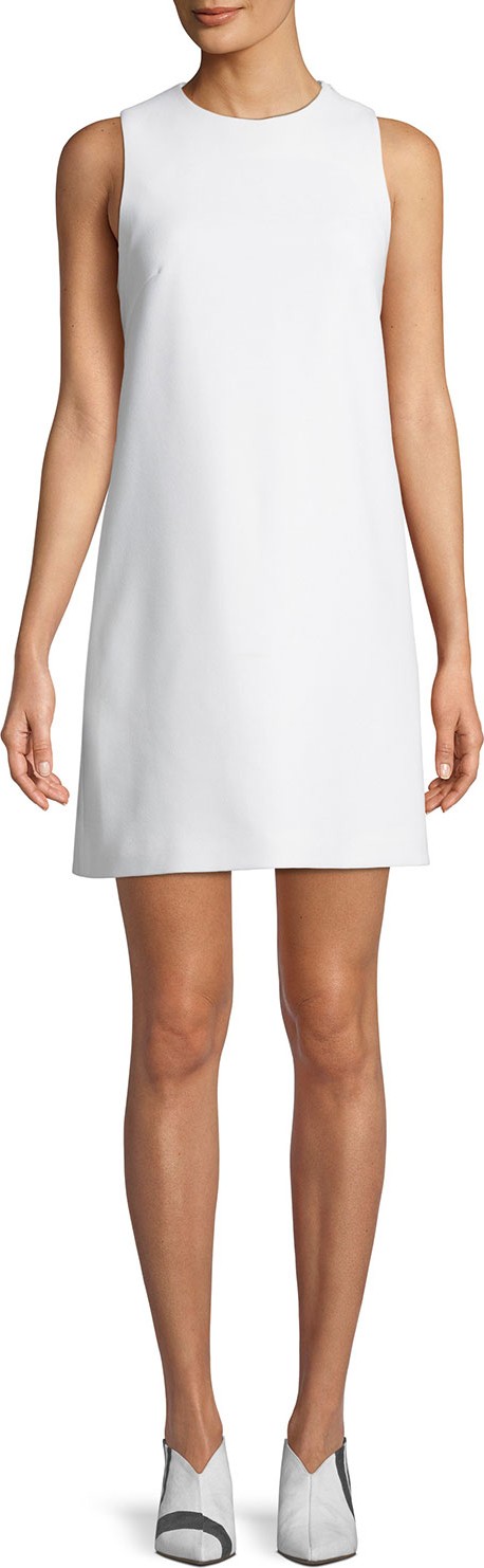 Tibi Structured Crepe Sleeveless Dress